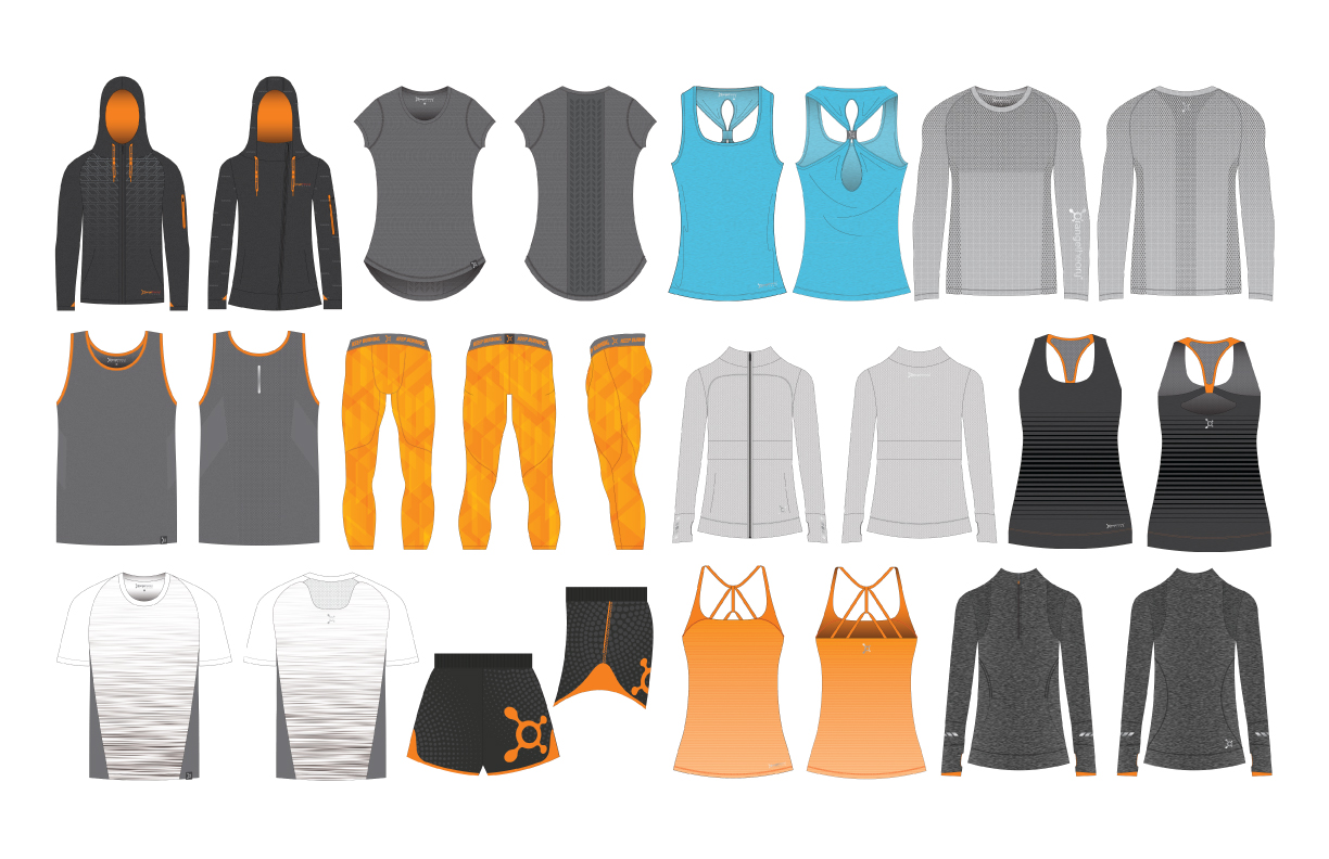 Orange Theory Fitness apparel concepts